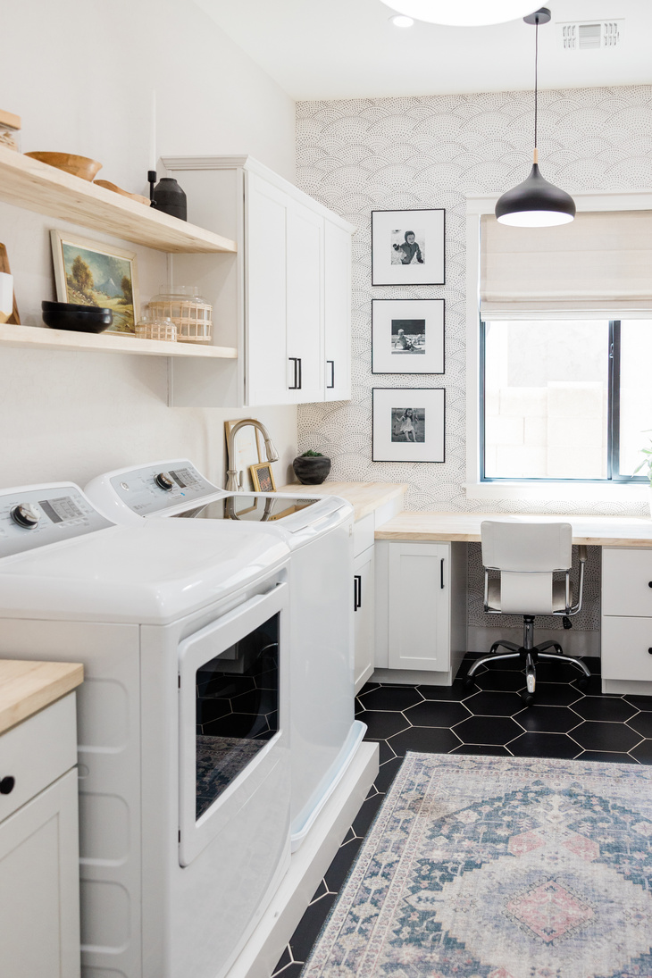 Modern Laundry Room Interior